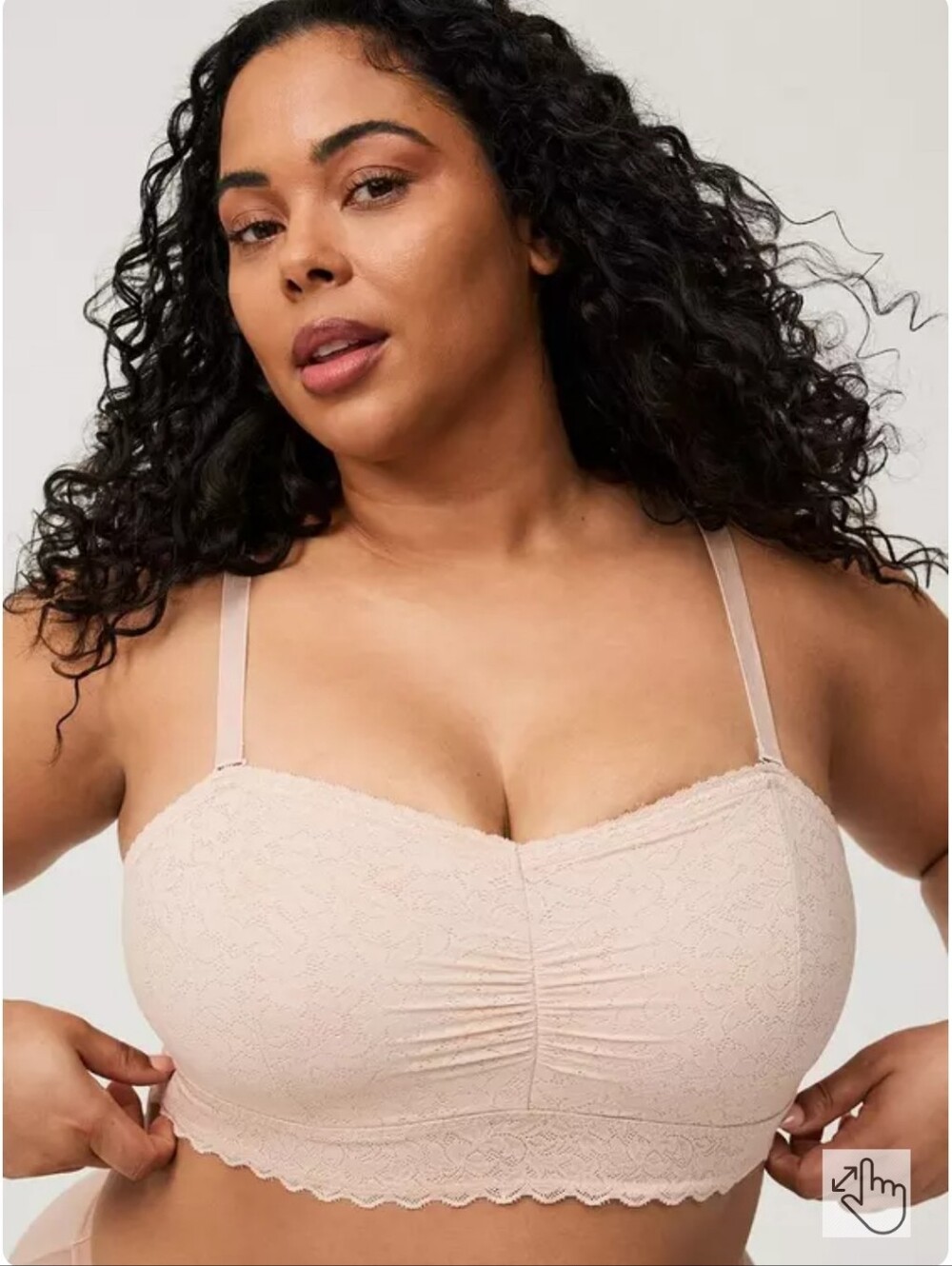 Torrid Stretch Lace Strapless Bra